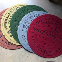 23" New Orleans Water Meter Doormat #nola