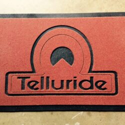 Telluride Vintage Logo Door Mat (RUST)