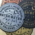 27" Round Plush New Orleans Water Meter Doormat *New*