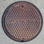 LOS ANGELES MANHOLE COVER DOORMAT